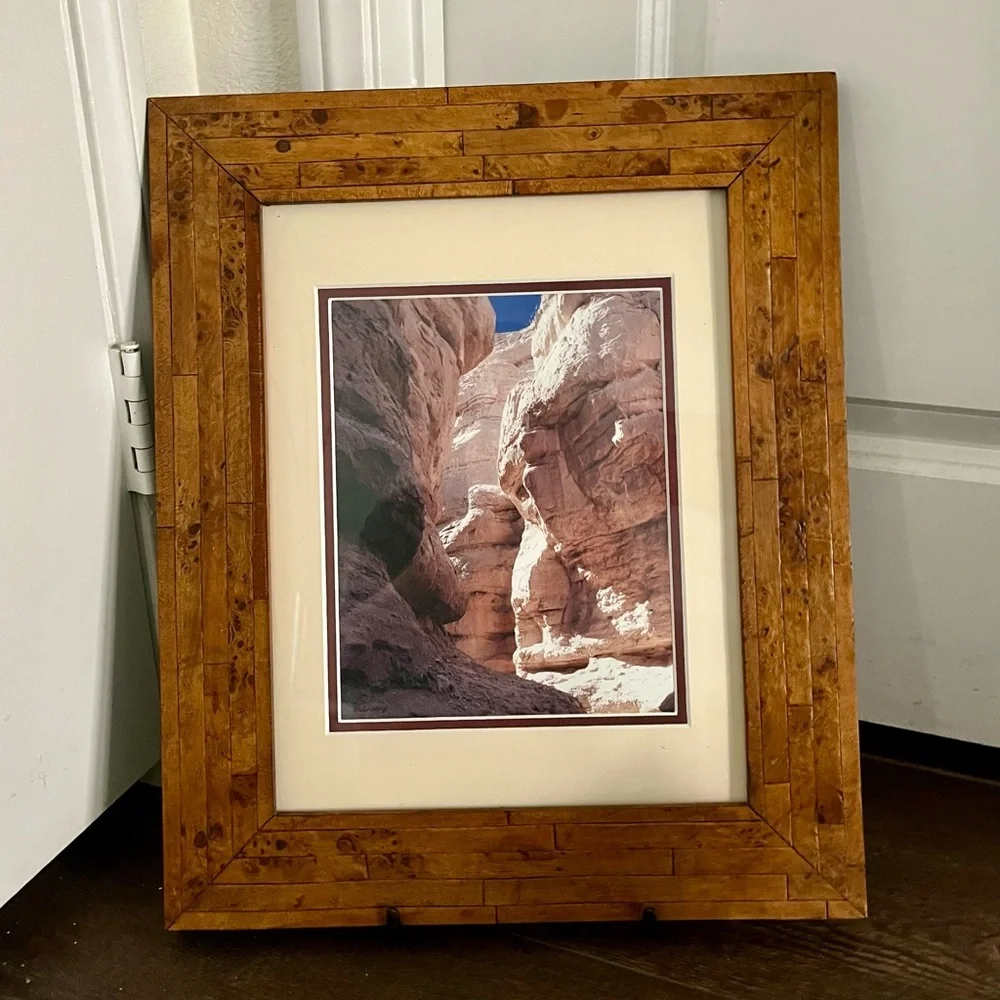 Rustic Brown Wooden Picture Frame 15/18 inch